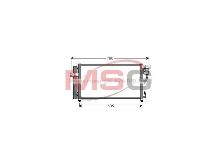 Радіатор кодиціонера AVA COOLING HY5178D