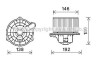 Двигатель вентиляции салона AVA COOLING HY8554 (фото 1)