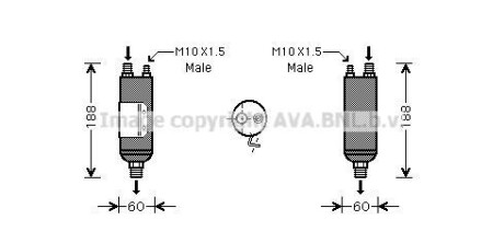 Осушитель кондиционера AVA COOLING HYD117