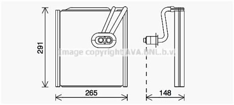 Испаритель кондиционера AVA COOLING HYV444