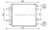 Радиатор кондиционера (Конденсатор) AVA COOLING JR5053D (фото 1)