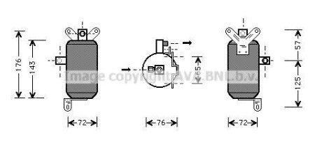 Осушитель кондиционера AVA COOLING JRD021