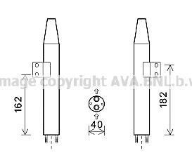 Осушитель кондиционера AVA COOLING KAD165