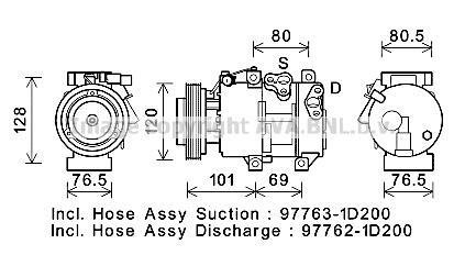 Компрессор AVA COOLING KAK275