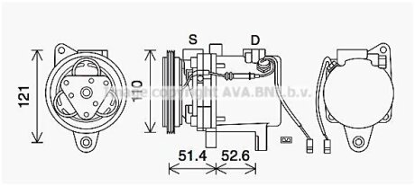 Компрессор AVA COOLING MCAK019