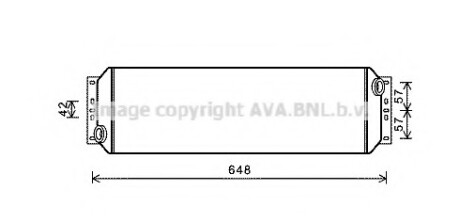 Радиатор масляный AVA COOLING MN3063