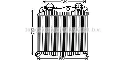 Интеркулер AVA COOLING MN4017 (фото 1)