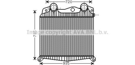 Интеркулер AVA COOLING MN4017