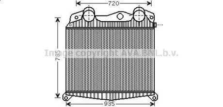 Интеркулер AVA COOLING MN4018