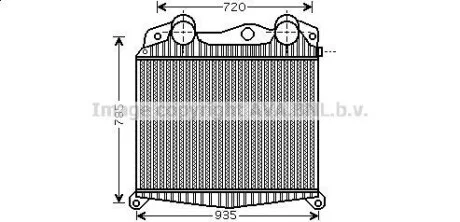 Интеркулер AVA COOLING MN4018