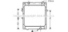 Радиатор охлаждения двигателя AVA COOLING MNA2004 (фото 1)