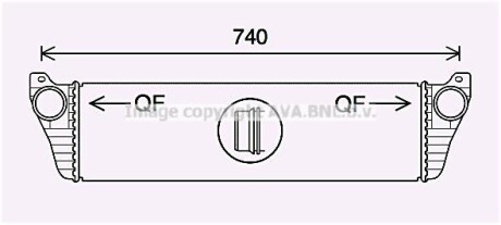 Интеркулер AVA COOLING MS4690