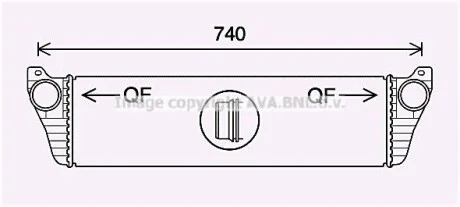 Интеркулер AVA COOLING MS4690