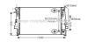Радіатор, Система охолодження двигуна AVA COOLING MSA2460 (фото 1)