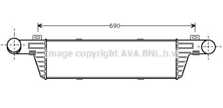 Інтеркулер AVA COOLING MSA4224