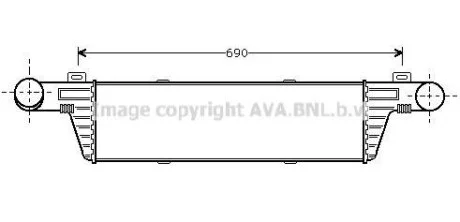 Інтеркулер AVA COOLING MSA4224