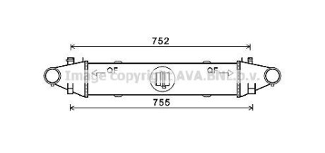 Интеркулер AVA COOLING MSA4556