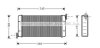 Радиатор отопителя салона AVA COOLING MSA6109 (фото 1)