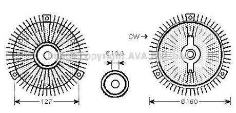 Віскомуфта AVA COOLING MSC488