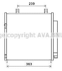 Радиатор кондиционера (Конденсатор) AVA COOLING MT5251D