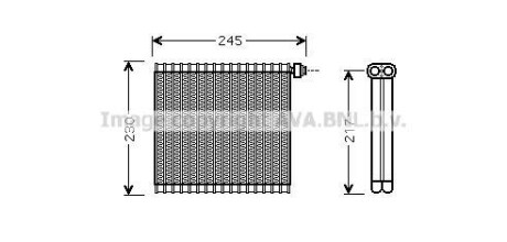 Испаритель кондиционера AVA COOLING MZV217