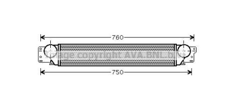 Интеркулер AVA COOLING OL4442