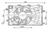 Вентилятор радиатора охлаждения AVA COOLING OL7621 (фото 1)