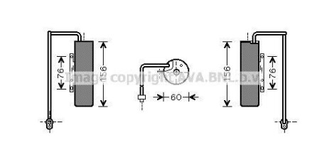 Осушитель кондиционера AVA COOLING OLD453