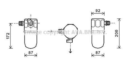 Осушитель кондиционера AVA COOLING OLD563