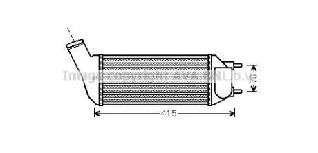 Интеркулер AVA COOLING PEA4341