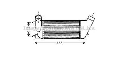 Інтеркулер AVA COOLING PEA4347