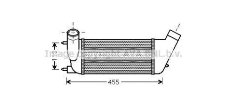 Інтеркулер AVA COOLING PEA4347