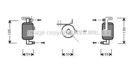 Осушитель кондиционера AVA COOLING PED195