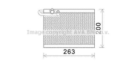 Испаритель кондиционера AVA COOLING PEV351