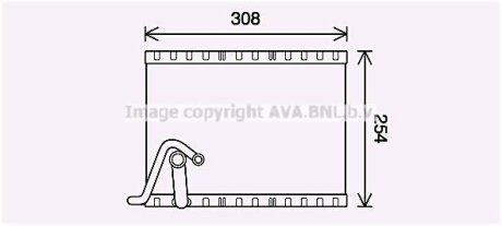 Испаритель кондиционера AVA COOLING PEV401