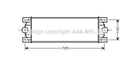 Интеркулер AVA COOLING RTA4329