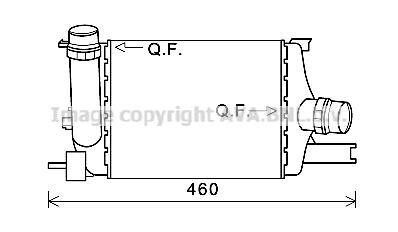 Интеркулер AVA COOLING RTA4602