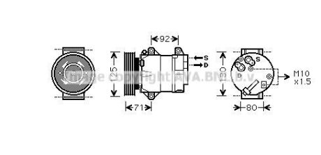 Компресор кондицiонера CLEVER FIT AVA COOLING RTAK441