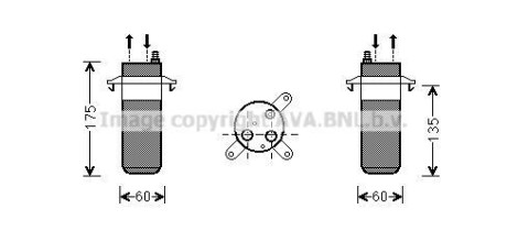 Осушитель кондиционера AVA COOLING RTD446