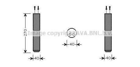 Осушитель кондиционера AVA COOLING RTD493