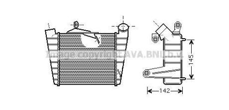 Интеркулер AVA COOLING SAA4020