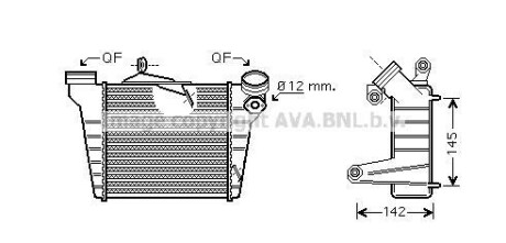 Интеркулер AVA COOLING STA4036