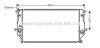 Радіатор, Система охолодження двигуна CLEVER FIT AVA COOLING TO2401 (фото 1)