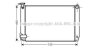 Радиатор охлаждения двигателя AVA COOLING TO2462 (фото 1)