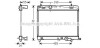 Радиатор охлаждения двигателя AVA COOLING TO2716 (фото 1)