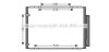Радиатор кондиционера (Конденсатор) AVA COOLING TO5573D (фото 1)