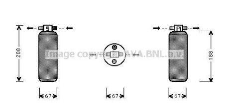 Осушитель кондиционера AVA COOLING UVD027