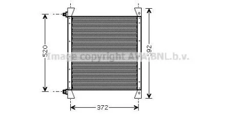 Радиатор кондиционера (Конденсатор) AVA COOLING VL5029