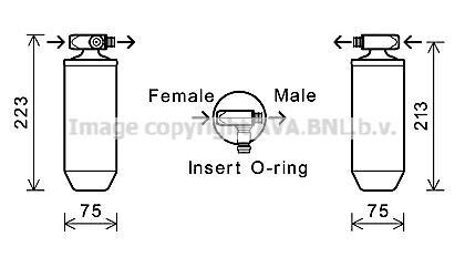 Осушитель кондиционера AVA COOLING VLD023