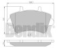 Комплект тормозных колодок Bendix 510368 (фото 1)